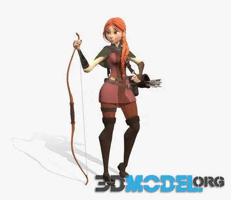 Lady Marion Stylized Character (PBR)