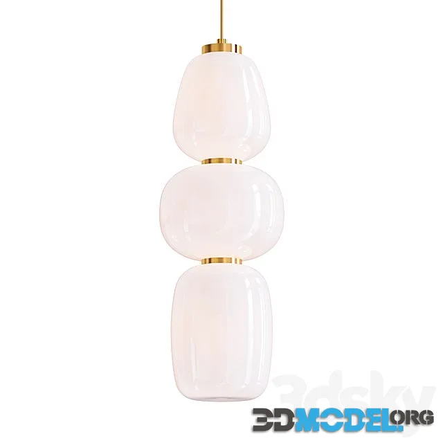 Lampion Triple Stacked Pendant