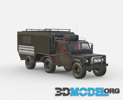 Land Rover Defender 5Th Wheel Camper (PBR)