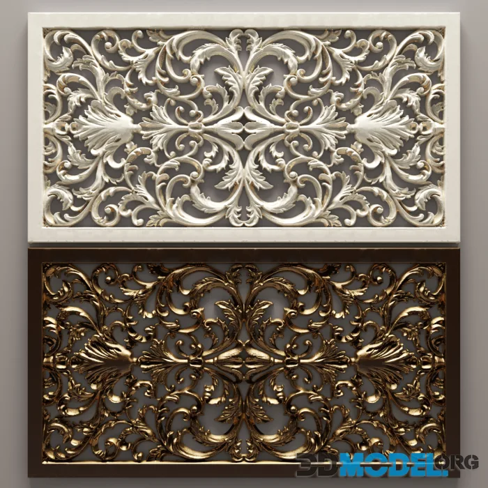 Lattice, carving, classical, decorative, panel, carved decor