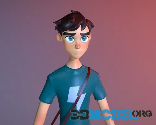Levi   3D Stylized Character (PBR)
