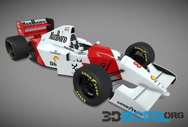 Mclaren MP48 Low-poly
