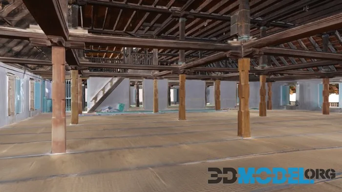 Mishkal Mosque Upper Floor Interior (PBR)