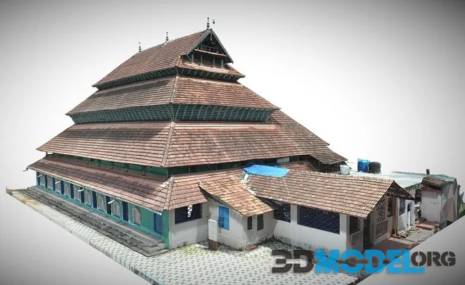 Mishkal Pallimosque Exterior   Kozhikode India (PBR)