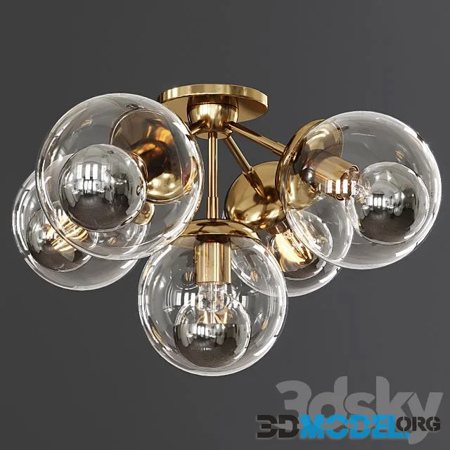 Modo Ceiling Mount 5 Globes