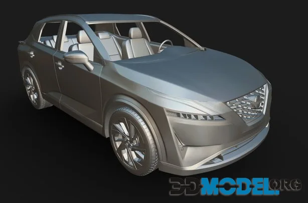 Nissan Qashqai 2022 Ready To Print STL Files (PBR)
