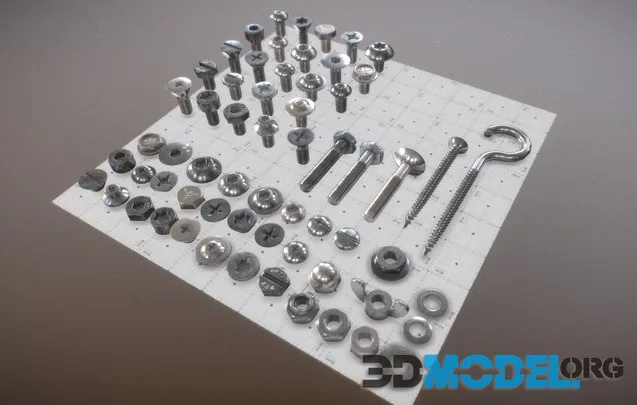 Nuts, Screws And Bolts (PBR)