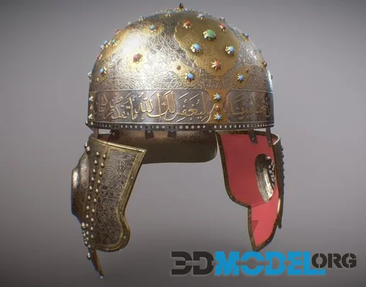 Old Islamic Helmet (PBR)