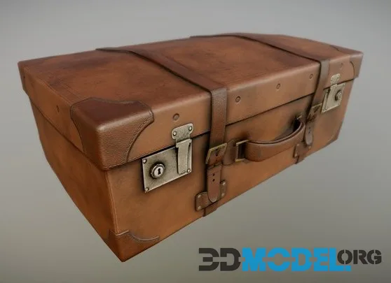 Old Vintage Suitcase PBR (PBR)