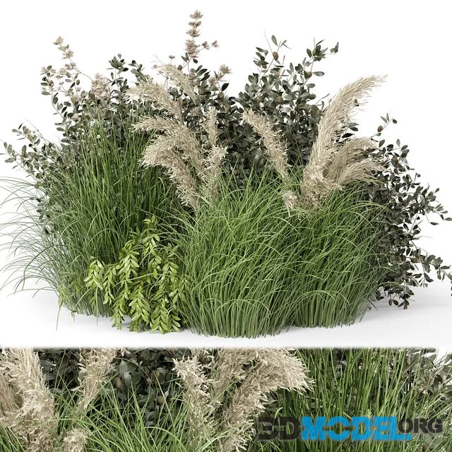 Outdoor Plants Bush-Bush Set 724