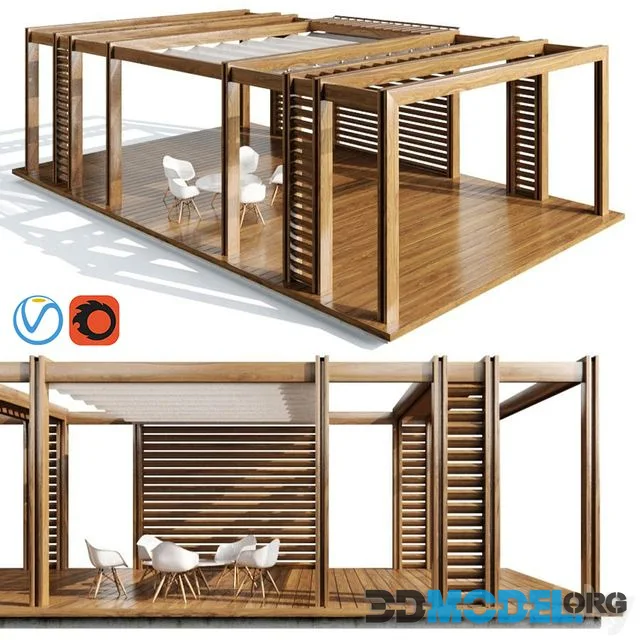 pergola outdoor living space 01 corradi