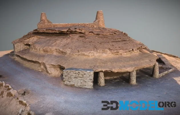 Photogrammetry Model Of Abu Shaddad Cave (PBR)