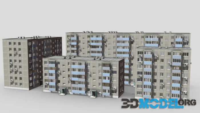 Procedural Soviet Building Generator (PBR)