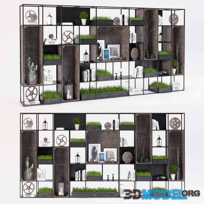 Rack with Loft set