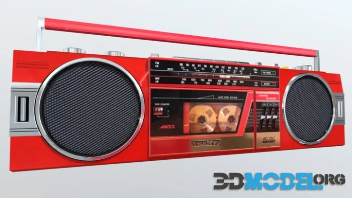 Retro Boom Box Ghetto Blaster (PBR)