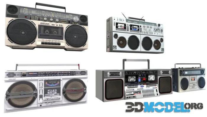 Retro Boom Box Ghetto Blaster Pack (PBR)