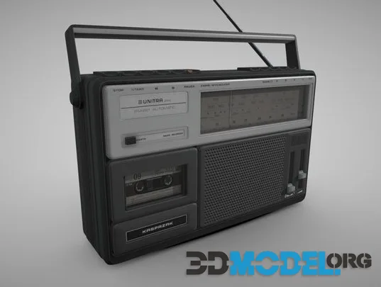Retro Cassette Radio   Unitra Kasprzak (PBR)