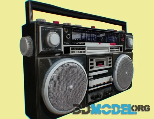 Retro Guetto Blaster   Urban Vintage Boombox (PBR)