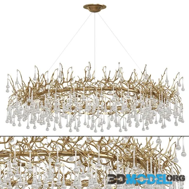 Rose chandelier by Lampatron