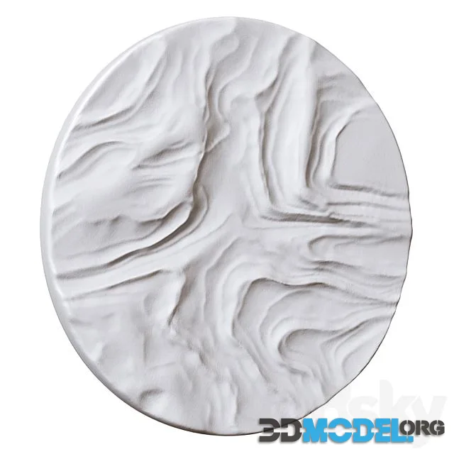 Round Abstract Panel