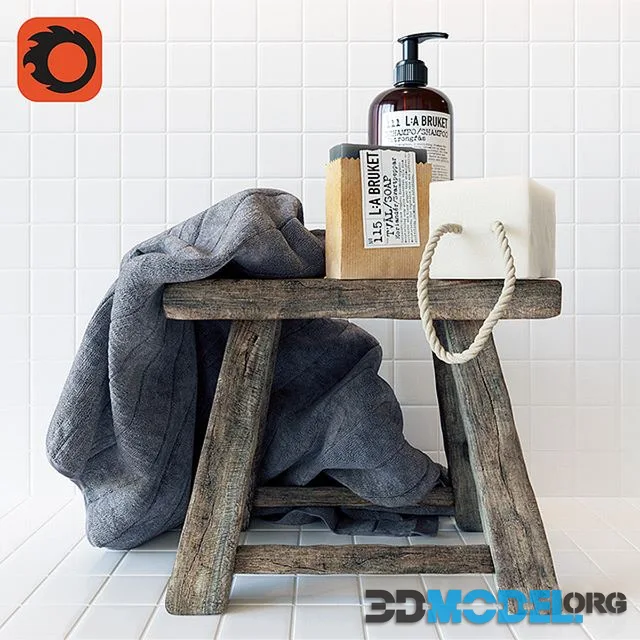 Rustic Bathroom Set