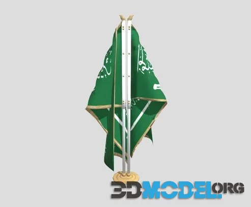 SAUDI ARABIA FLAG   KINGDIOMS SAUDI FLAG (PBR)