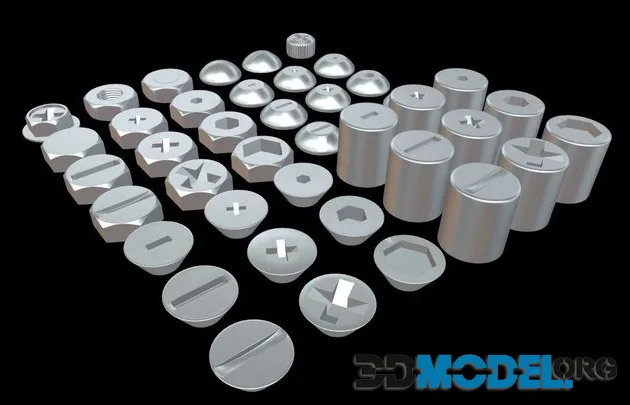 Screw Heads Collection (PBR)
