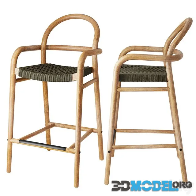 Semi-bar stool Sheryl