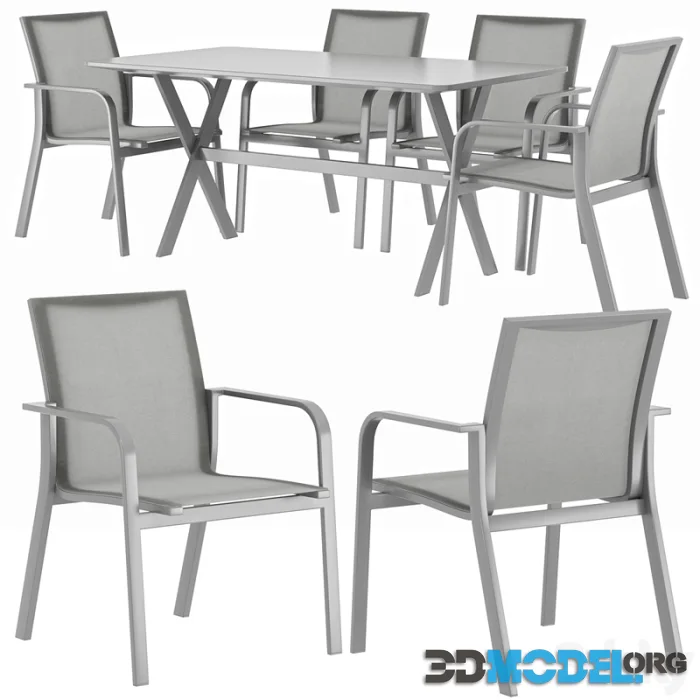 Sette garden oxit table and chair