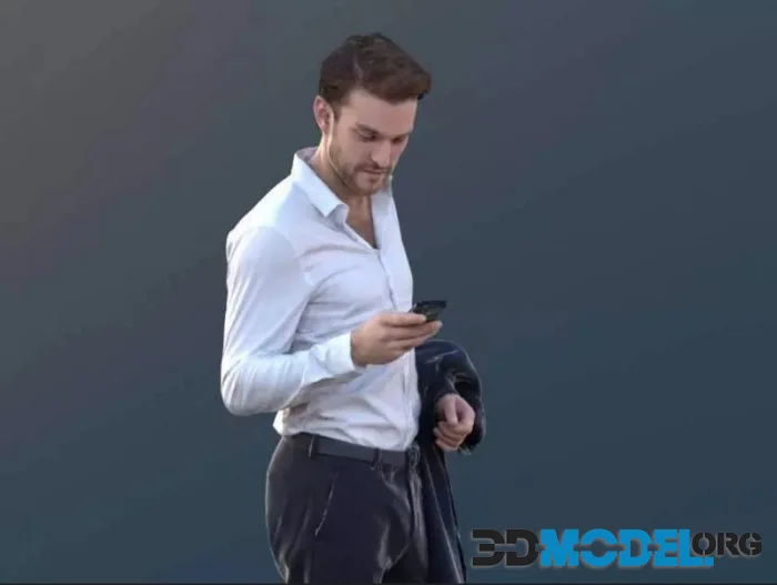 Smarthphone Business Man (PBR)
