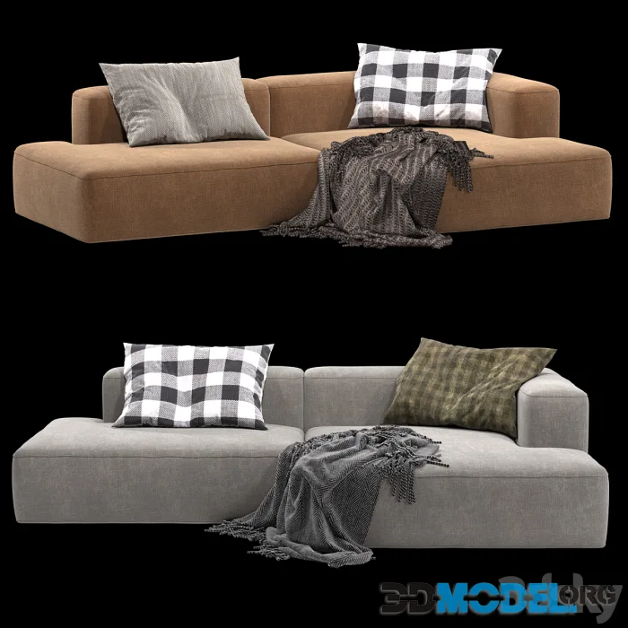 Soft modular sofa from the furniture factory Volga