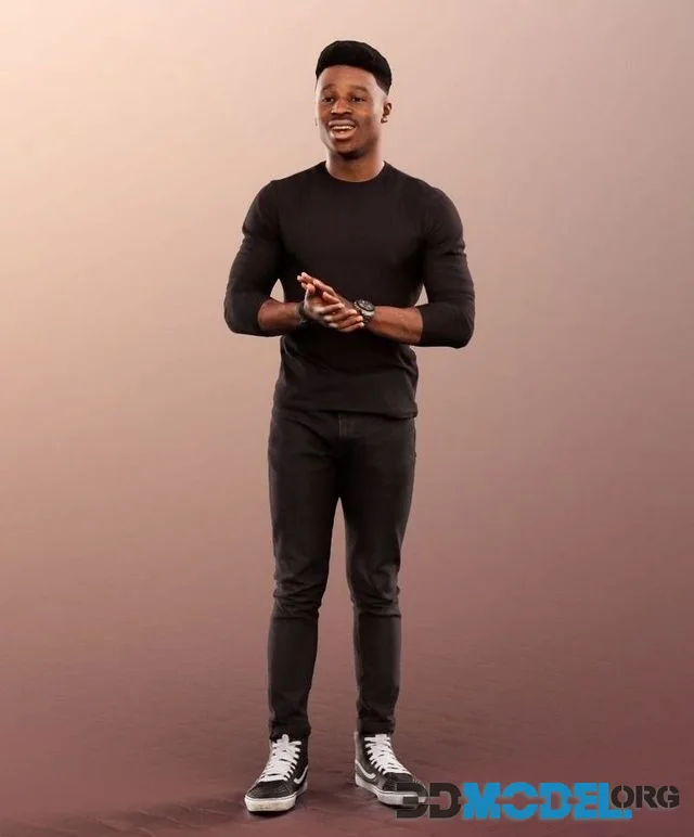 Standing Black Man Talking (PBR)