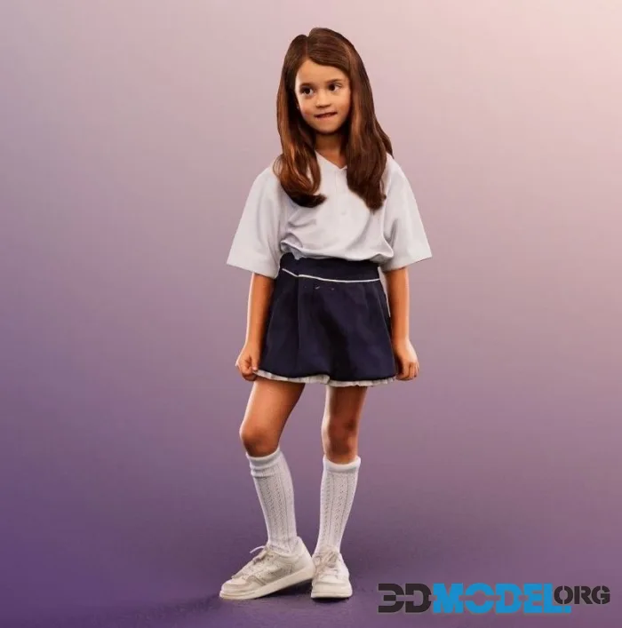 Standing Little Schoolgirl (PBR)