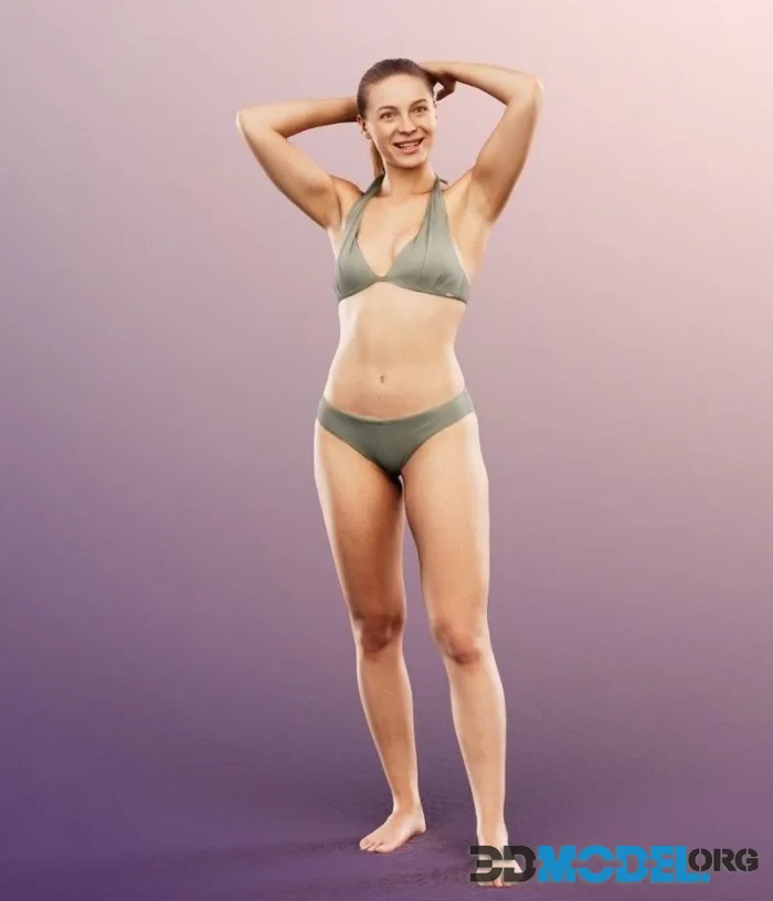 Standing Woman In Bikini