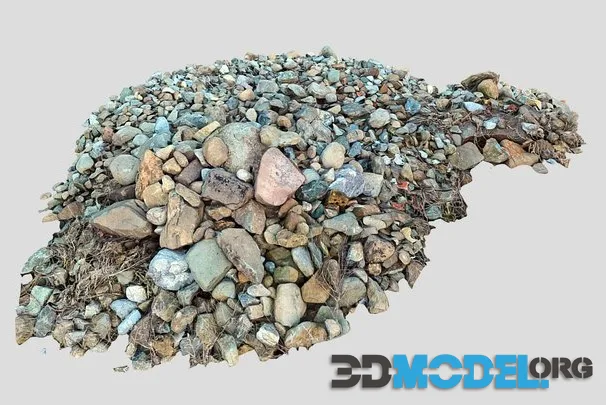 Stone Pile Scan 8K 045 (PBR)