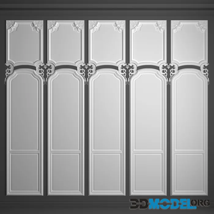 Stucco decor (classic panel)