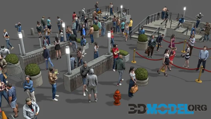 Stylized People Lowpoly Pack (PBR)
