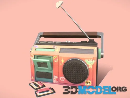 Stylized Radio (PBR)