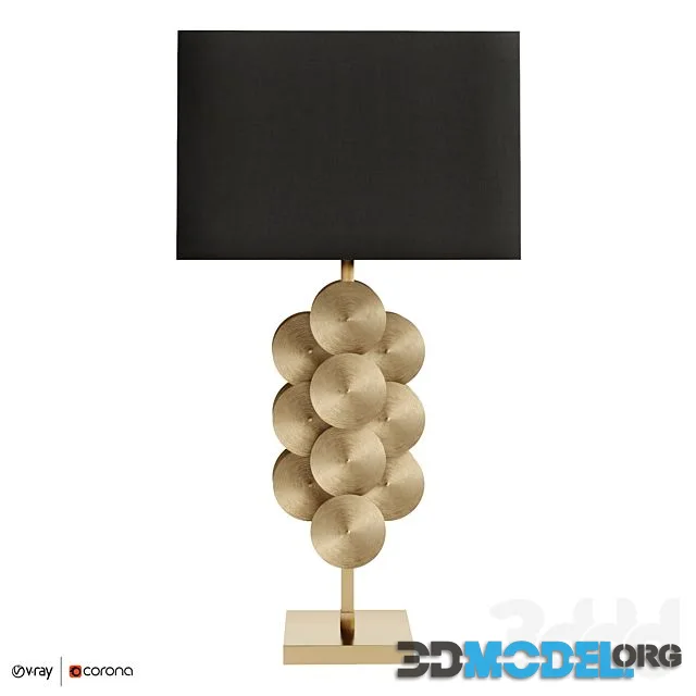 Table Lamp Puzzle Circles