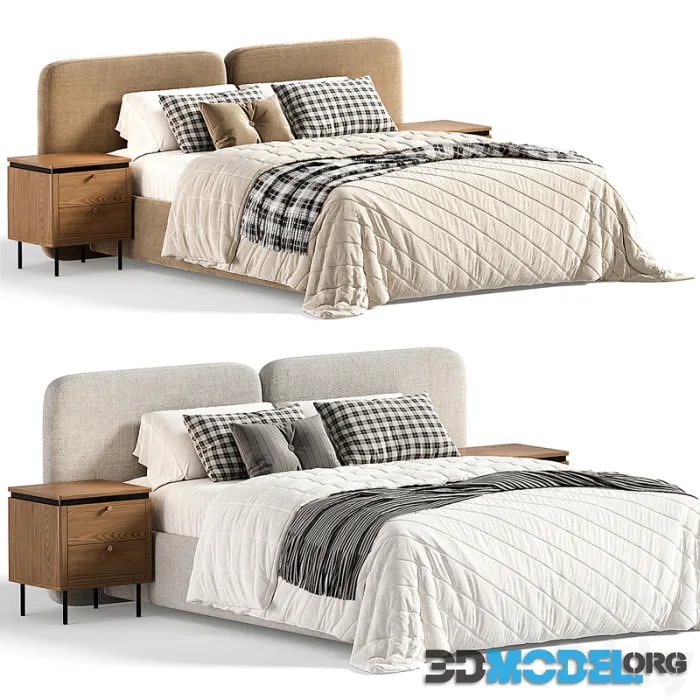 Tadao bed with compartment