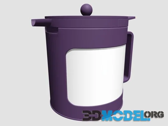 Tea Jug Low-poly