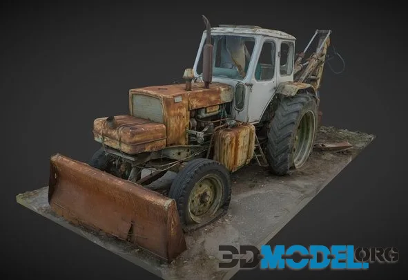 Traktor BELARUS UMZ   6AL (RAW 3D Scan) (PBR)