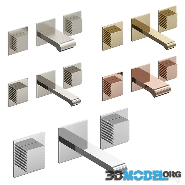 Wall-mounted basin and bath mixers Stella Casanova