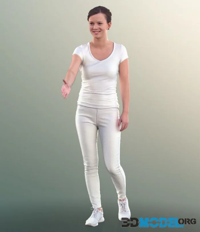 Woman Shake Hand White Clothing (PBR)