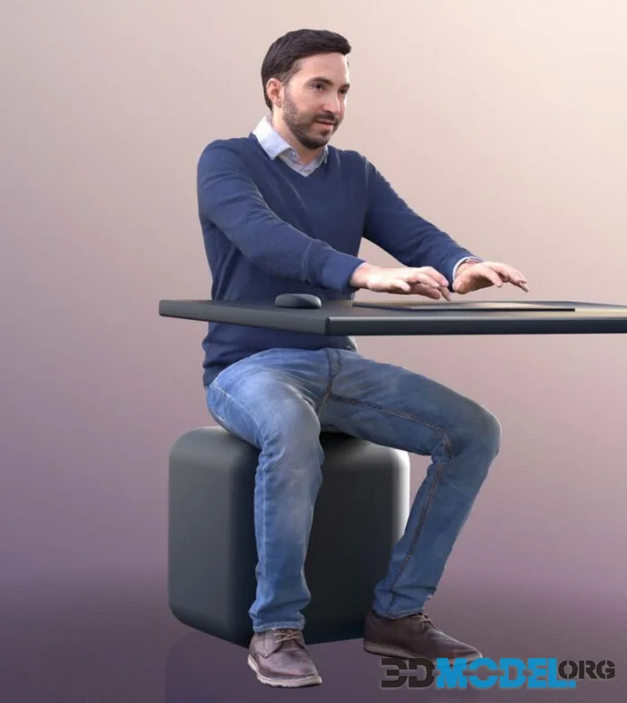 Working Business Man (PBR)