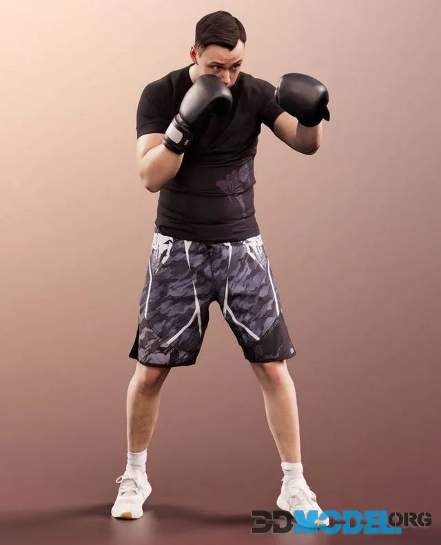 Young Man Boxing (PBR)