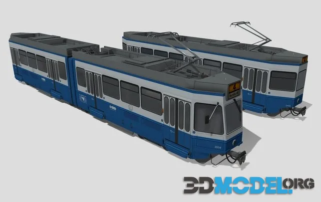 Zurich Tram 2000 (PBR)