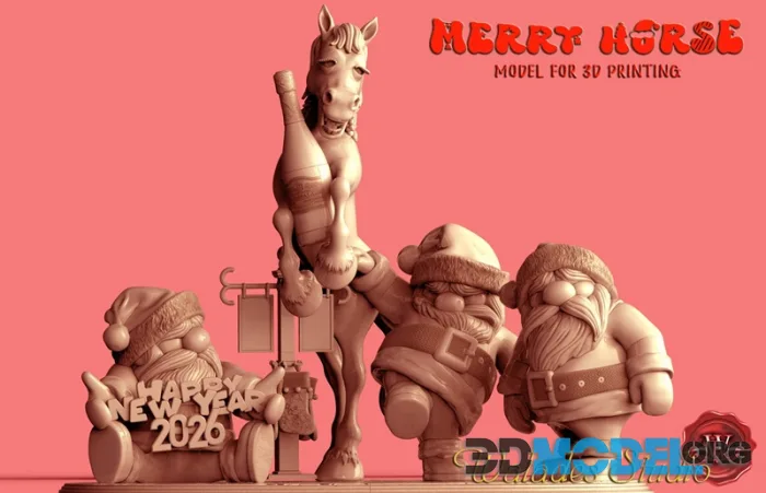 Walades Studio - Merry horse – Printable