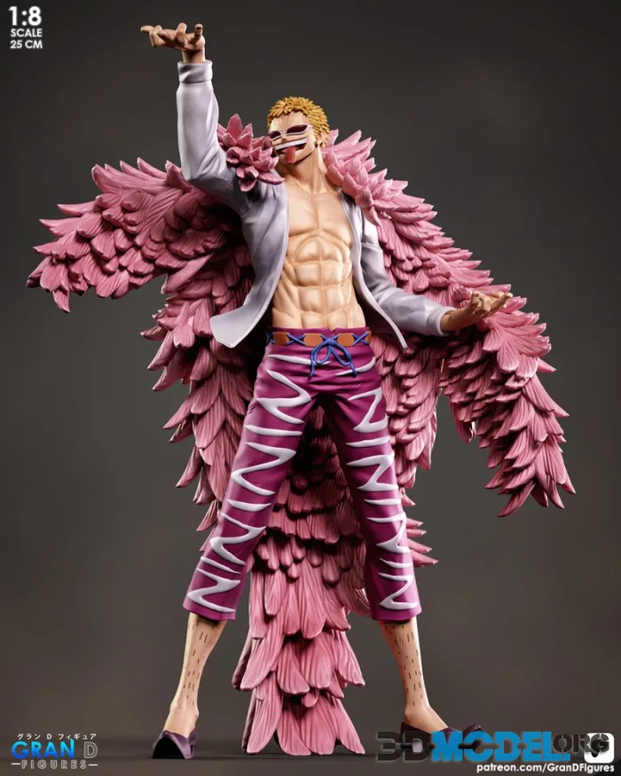 Gran D. Figures - Doflamingo - One Piece – Printable