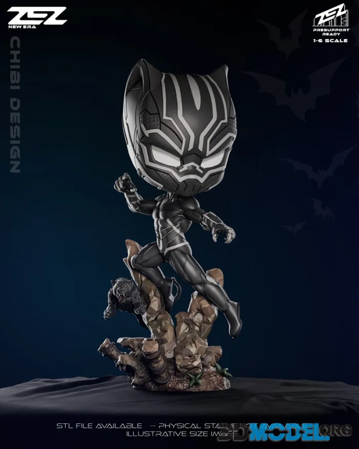 ZEZ Studio - Black Panther Chibi – Printable
